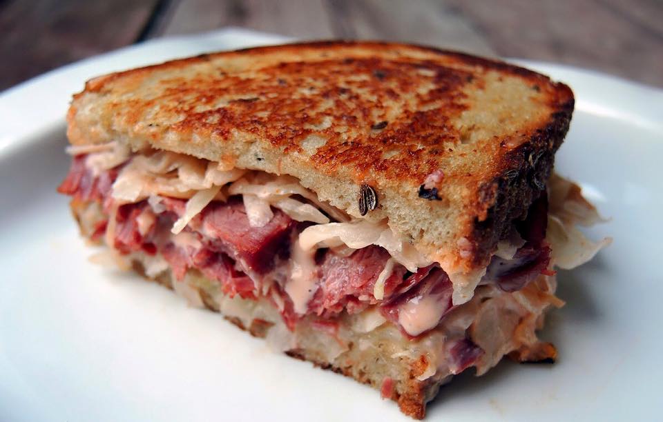 Grilled Corn Beef on Rye